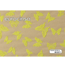 [542211] PLIEGO PAPEL ECO-FUN BUTTERFLY 70x100cm.