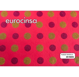 [69N692] PLIEGO PAPEL COTTON 100% HECHO A MANO CON BRILLO 70x100cm.