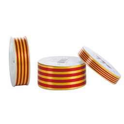[805820] ROLLO CINTA BANDERA CATALANA A-50mm. C-20 75yd.