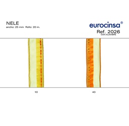 [L05743] ROLLO CINTA NELE A-25mm. C-43 20m.