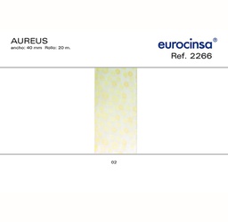 [L11802] ROLLO CINTA AUREUS A-40mm. C-02 20m.