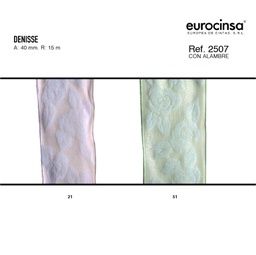 [L15911] ROLLO CINTA DENISSE A-40mm. C-11 15m.