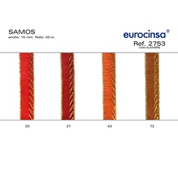 [L22443] ROLLO CINTA SAMOS A-15mm. C-43 20m.