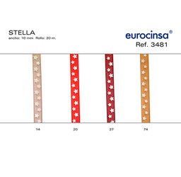 [13L044] ROLLO CINTA STELLA A-10mm. C-20 20m.