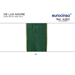 [L38558] ROLLO CINTA LUX MOIREE A-60mm. C-58 20m.