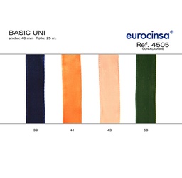 [L40739] ROLLO CINTA BASIC UNI A-25mm. C-39 25m.