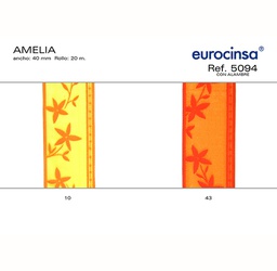 [L46443] ROLLO CINTA AMELIA A-40mm. C-43 20m.