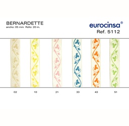 [L47510] ROLLO CINTA BERNARDETTE A-15mm. C-10 20m.