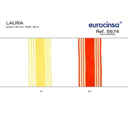 [L52211] ROLLO CINTA LAURA A-40mm. C-11 20m.