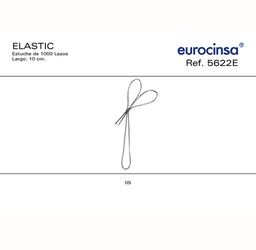 [L52805] CAJA DE 1.000 LAZOS ELASTICOS A-01mm. L-10cm. C-05
