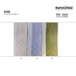 [L53321] ROLLO CINTA ELYSEE A-40mm. C-21 20m.