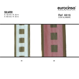 [L61124] ROLLO CINTA SOLITAER A-60mm. C-24 20m.