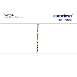 [L61615] ROLLO CINTA ROYAL A-03mm. C-15 5m.