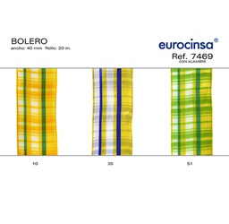 [L65410] ROLLO CINTA BOLERO A-40mm. C-10 20m.