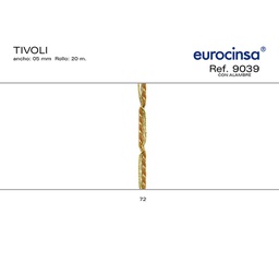 [L71572] ROLLO CINTA TIVOLI A-05mm. C-72 20m.
