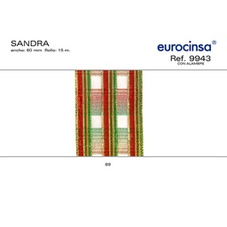 [13L037] ROLLO CINTA SANDRA A-60mm. C-89 15m. CON ALAMBRE