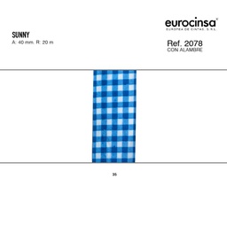 [N10735] ROLLO CINTA SUNNY A-40mm. C-35 20m.