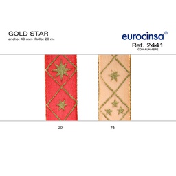 [N17274] ROLLO CINTA GOLD STAR A-40mm. C-74 20m.