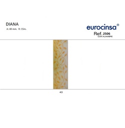 [N17310] ROLLO CINTA DIANA A-40mm. C-10 15m.