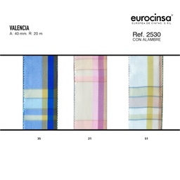 [N17951] ROLLO CINTA VALENCIA A-40mm. C-51 20m.