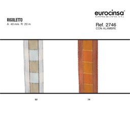 [N24802] ROLLO CINTA RIGOLETTO A-40mm. C-02 20m.