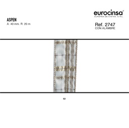 [N25002] ROLLO CINTA ASPEN A-40mm. C-02 20m.