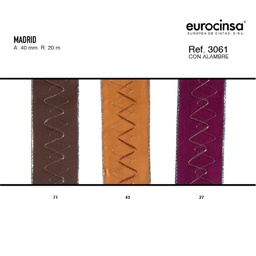 [N30771] ROLLO CINTA MADRID A-40mm. C-71 20m.