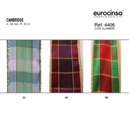 [N44924] ROLLO CINTA CAMBRIDGE A-40mm. C-24 20m.