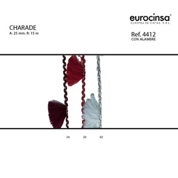 [N45720] ROLLO CINTA CHARADE A-25mm. C-20 15m.