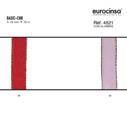 [N48774] ROLLO CINTA BASIC-CHRISTMAS A-25mm. C-74 25m.