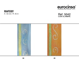 [N51943] ROLLO CINTA RHAPSODY A-40mm. C-43 25m.
