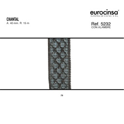 [N54779] ROLLO CINTA CHANTAL A-40mm. C-79 15m.