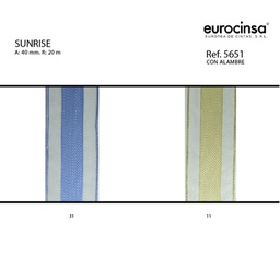 [N61911] ROLLO CINTA SUNRISE A-40mm. C-11 20m.