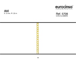 [N62410] ROLLO CINTA JOLIE A-05mm. C-10 20m.