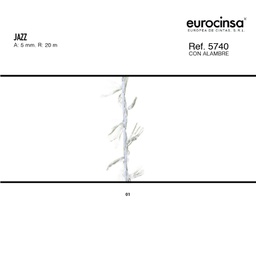 [N62601] ROLLO CINTA JAZZ  A-05mm. C-01 20m.