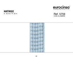 [N63101] ROLLO CINTA MARTINIQUE A-40mm. C-01 20m.