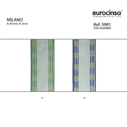 [N64535] ROLLO CINTA MILANO A-40mm. C-35 20m.