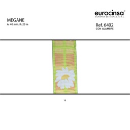 [13L004] ROLLO CINTA MEGANE A-40mm. C-10 20m. CON ALAMBRE