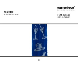[N67436] ROLLO CINTA SILVESTER A-40mm. C-36 20m.