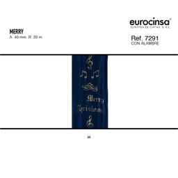 [N74739] ROLLO CINTA MERRY A-40mm. C-39 20m.