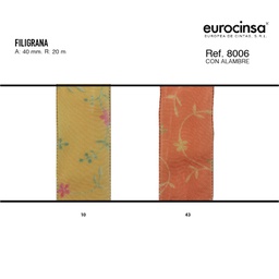 [N76243] ROLLO CINTA FILIGRAN A-60mm. C-43 20m.