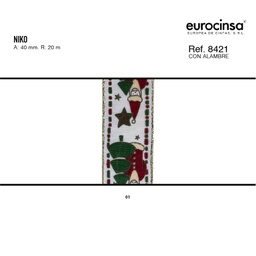 [N77801] ROLLO CINTA NIKO A-40mm. C-01 20m.