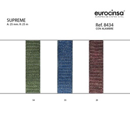 [13L018] ROLLO CINTA SUPREME A-25mm. C-54 25m. CON ALAMBRE