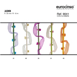 [N81131] ROLLO CINTA JASMIN A-20mm. C-31 10m.