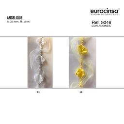 [N81610] ROLLO CINTA ANGELIQUE A-25mm. C-10 10m.