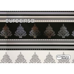 [PAM121] BOBINA PAPEL FANTASÍA NAVIDAD METALIZADO 70cm. x 11,1-12,1Kg.