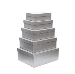 [915871] SET 5 CAJAS RECTANGULARES MEDIANAS NAVIDAD C-5871