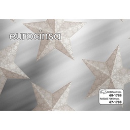 [PAM788] BOBINA PAPEL FANTASÍA NAVIDAD METALIZADO 70cm. x 11,1-12,1Kg.