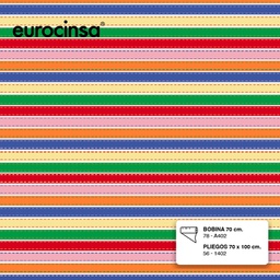 [78A402] BOBINA PAPEL FANTASIA TODO AÑO 70cm. x 9,5-9,8 Kg.