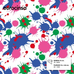 [78A404] BOBINA PAPEL FANTASIA TODO AÑO 70cm. x 9,5-9,8 Kg.